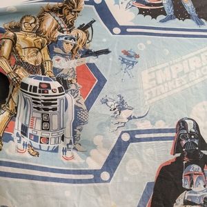 Vintage 80s Original Star Wars The Empire Strikes Back Twin Fitted Shee